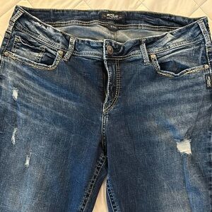 Silver “Suki” ankle skinny jeans